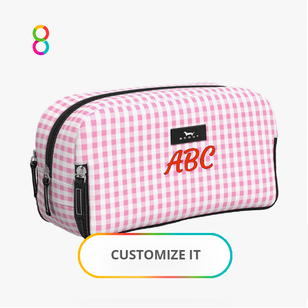 Personalized 3-Way Makeup Bag