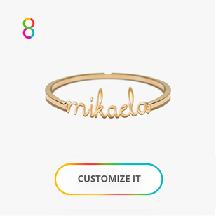 Custom Name Ring